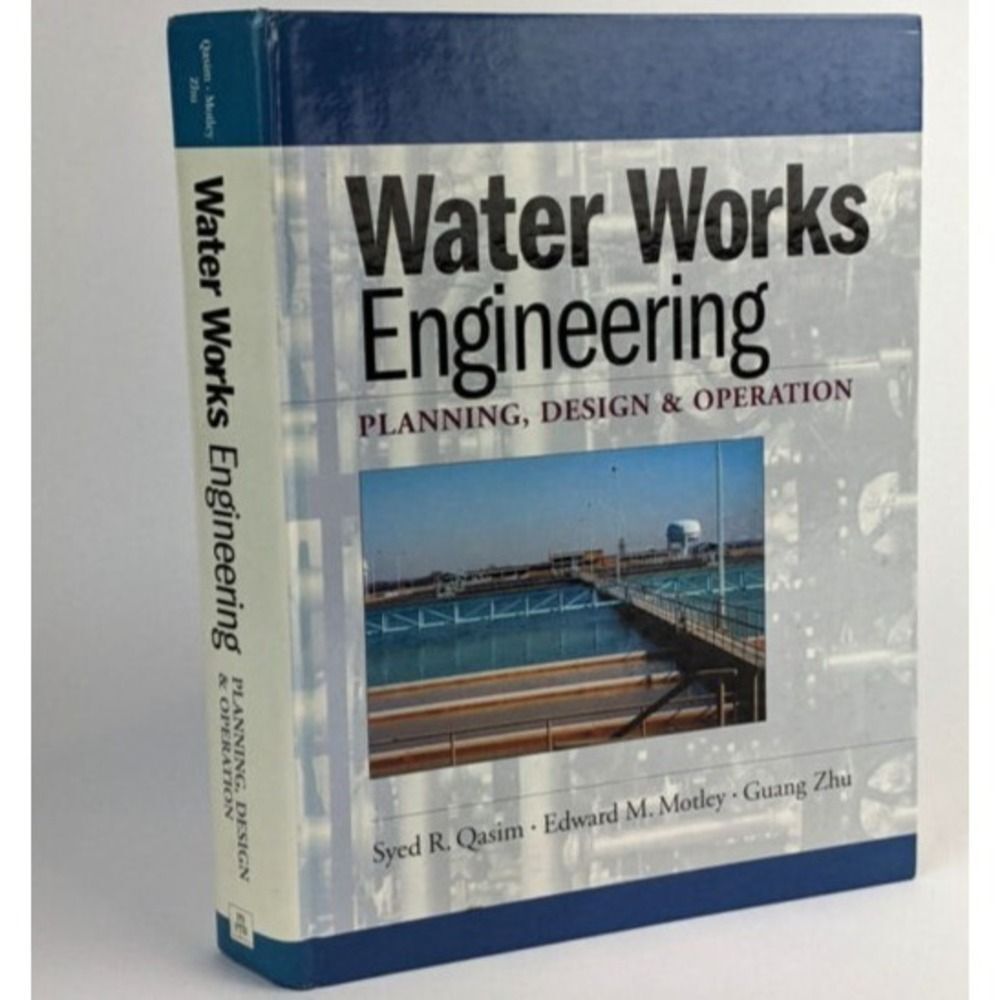 Water Works Engineering Planning Design Operation Qasim Hardcover Textbook New